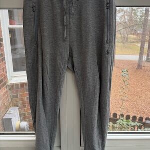 Polo Ralph Lauren Gray Luxury Jersey Jogger Sweatpants for Men